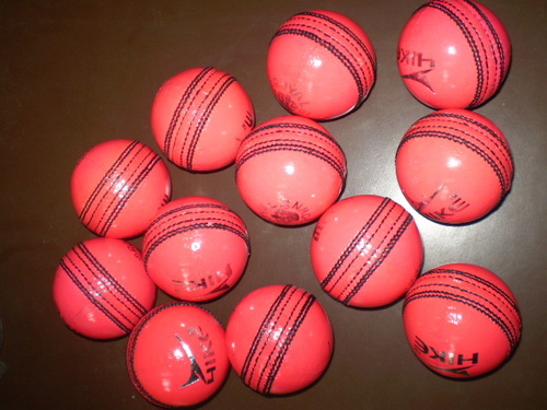 PINK CRICKET LEATHER BALLS