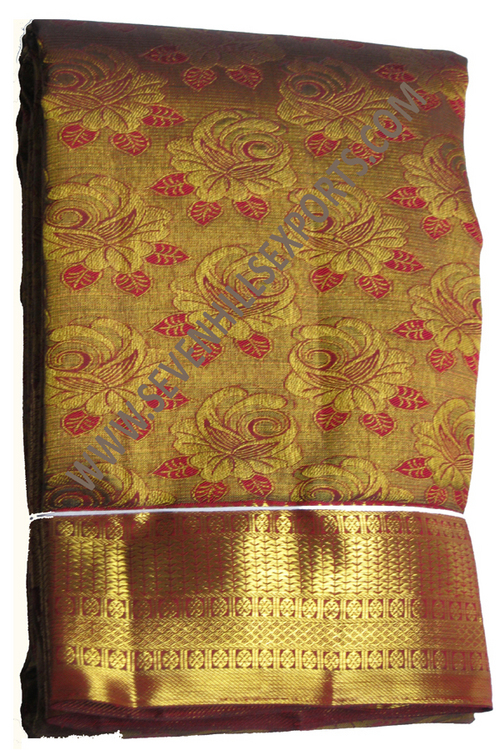 Golden Silk Saree