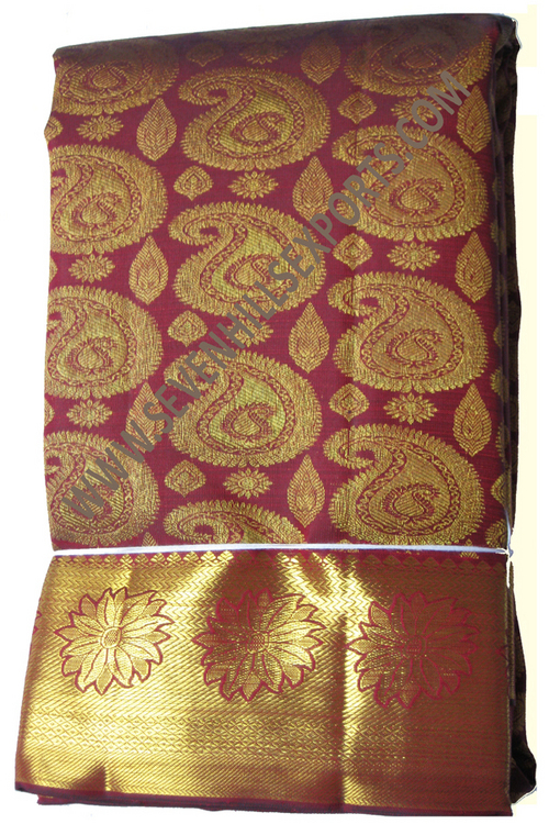 Maroon Silk Saree