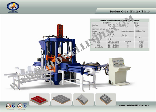 Fully Automatic Colour Paver Machines