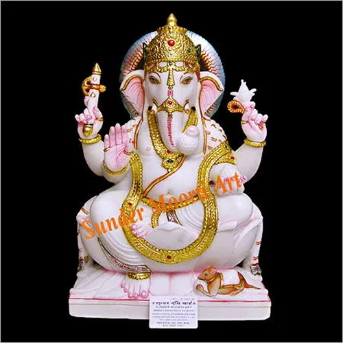 Marble God Ganesha Statue