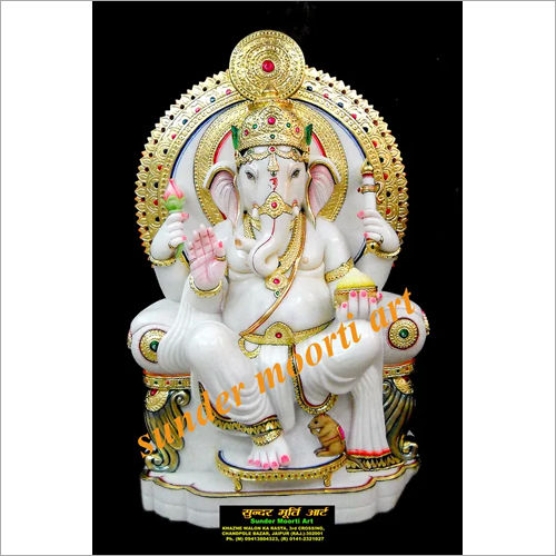 Marble Ganesh Idol Statue