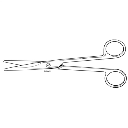 Mayo Scissors - Stainless Steel, 5 Inches Length, Polished Finish | Comfortable Grip, Durable, Easy Handling, Sharp Blades, Sterilizable