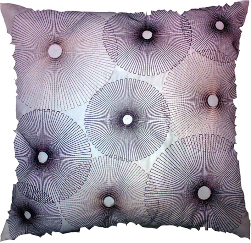 Purple Printed Cushion Covers