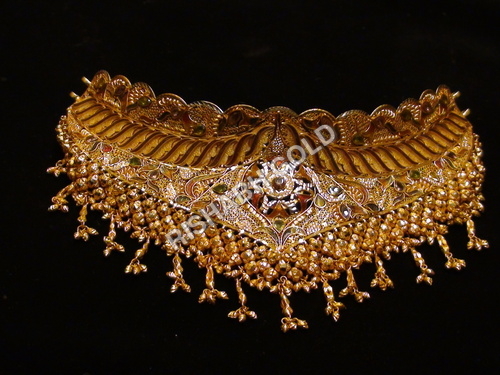 Studded Gold Necklace