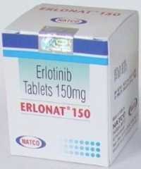 Erlonat Hydrochloride Tablets - 150 Mg Strength, Pack Of 30 Tablets | Contains Erlotinib Hydrochloride For Targeted Cancer Therapy