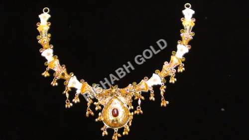 Antique Gold Filigree Necklace