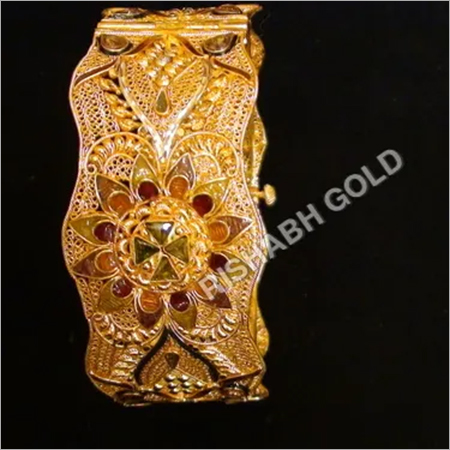 Ladies Designer Gold Kada
