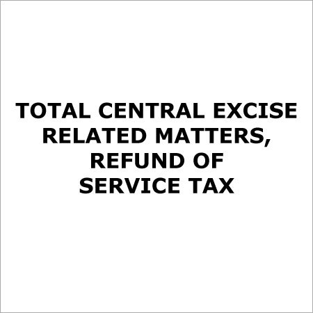 Service Tax Refund Services