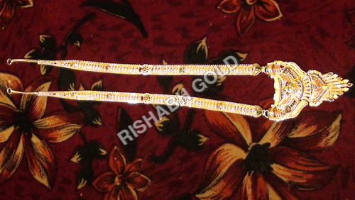 Bridal Long Gold Necklace