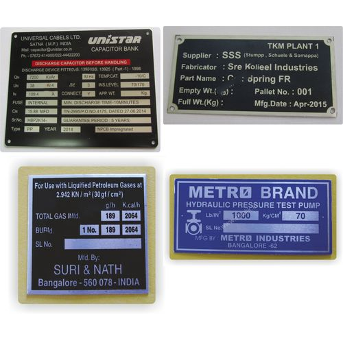 Metal Serial number Labels