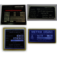 Metal Serial Number Labels - Color: Any