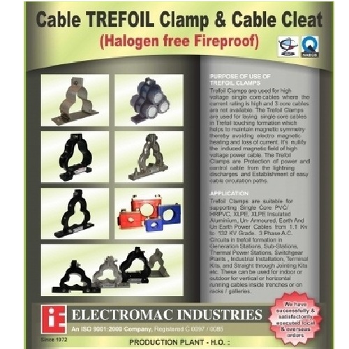 Nylon PVC FRP Trefoil Clamp