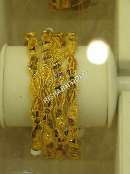 Kundan Gold Bangles