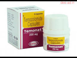 TEMONAT TEMOZOLOMIDE 250 MG  CAPSULES