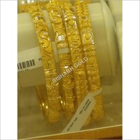 Plain Gold Bangles