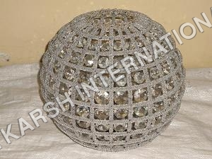 Fancy Ceiling Crystal Balls - Crystal Spheres, Varied Diameter, Clear Finish | Elegant Design, Durable, Easy Installation