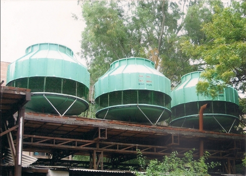 Round Bottle Shape Cooling Tower