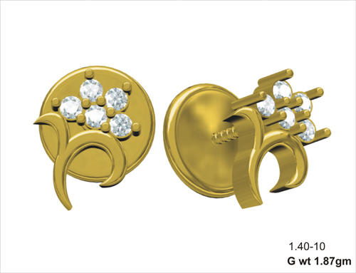 18k yellow gold diamond jewellery