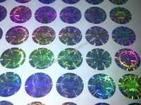 Customized Hologram Stickers & Labels - Color: Multi Color (iridescent/holographic)