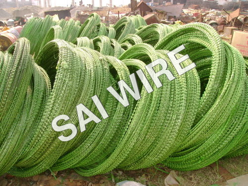Colored Concertina Wire