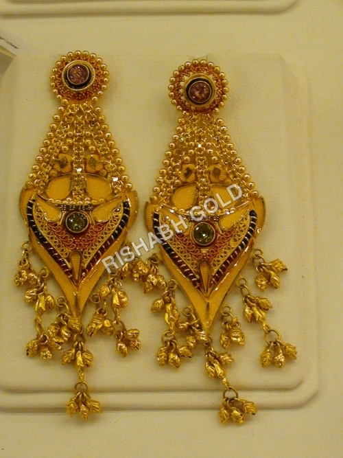 Designer Gold Earrings