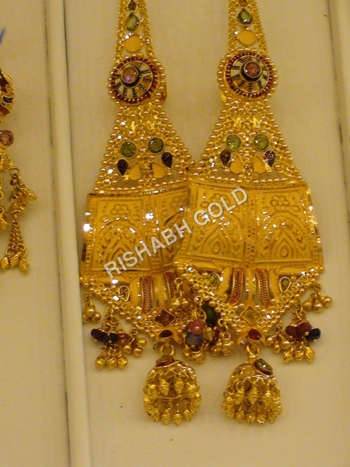 Gold Long Earrings