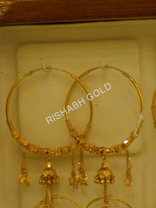 Handcrafted Gold Earrings