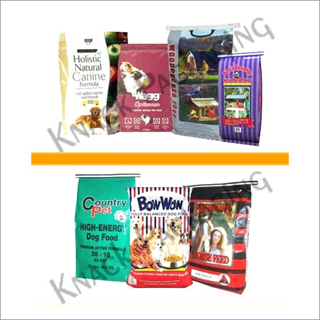 Multicolor Animal Food Bags