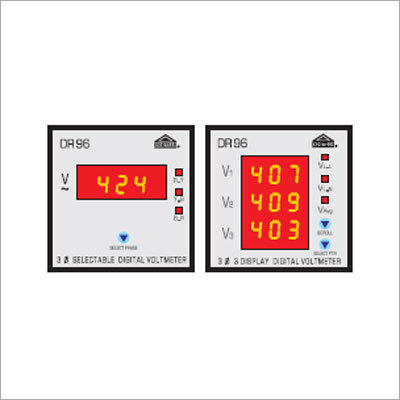 Digital Three Phase Voltmeters