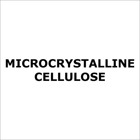 Microcrystalline Cellulose