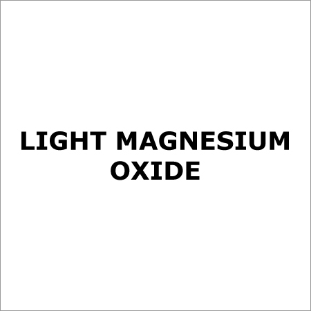 Light Magnesium Oxide