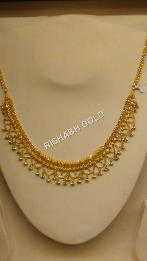 Gold And Diamond Necklace