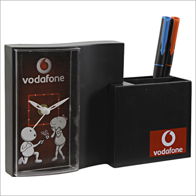 Promotional Clocks - Plastic 10x5x7cm Black | Customizable Branding Durable Design Functional Stylish Appearance Versatile Use