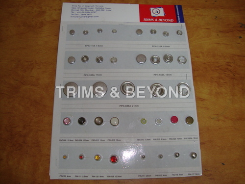 Press snap Buttons