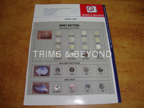 Metallic Finish Buttons