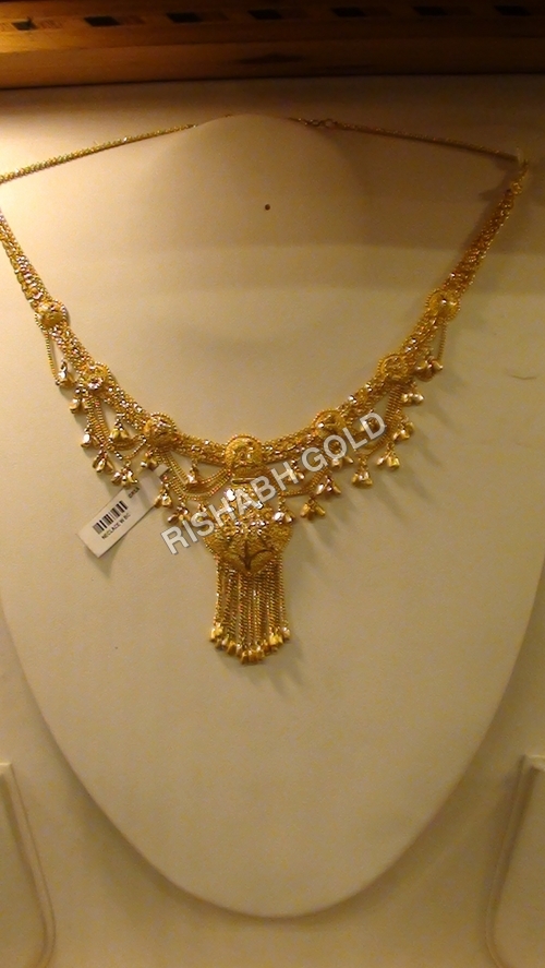 Gold Sapphire Necklace
