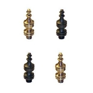 Bolton Solid Brass Hinges Steeple Tips