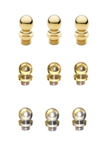 Bolton Solid Brass Ball Tips