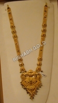 Gold Long Necklace Set