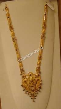 Designer Long Gold Necklace