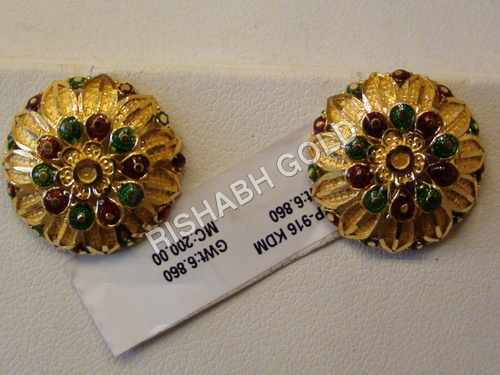 Gold Tops Earrings