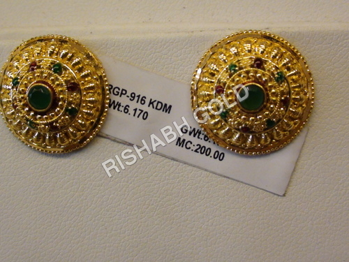 Gold Ear Tops