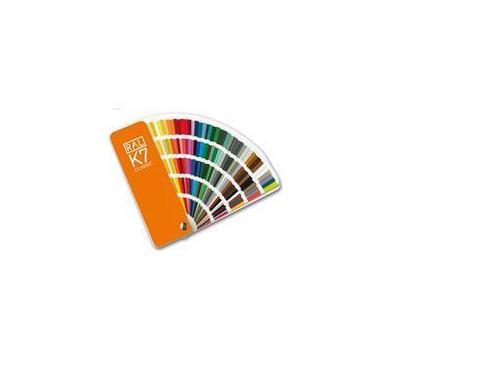 Ral K7 Colour Fan Deck - Paper 5.0 X 15.0 Cm | 213 Ral Classic Gloss Colors, 2.0 X 5.0 Cm Illustrations, Five Colors Per Page