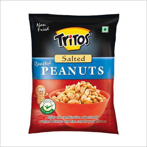 Salted Peanut - Flexible Plastic Pouch 22g & 46g | Salty Taste Healthy Snack Convenient Anytime Munch