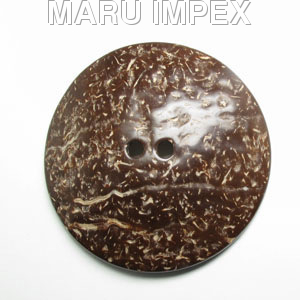 Coconut Fancy Shell Button