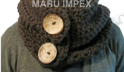 Coconut Scarf Button