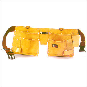 Double Tool Pouch Strong Suede Split Leather