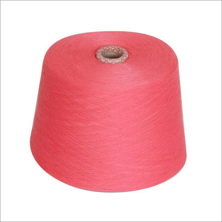 Peach Polyester Yarn