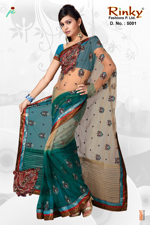 Ladies Designer Sarees Exporters India